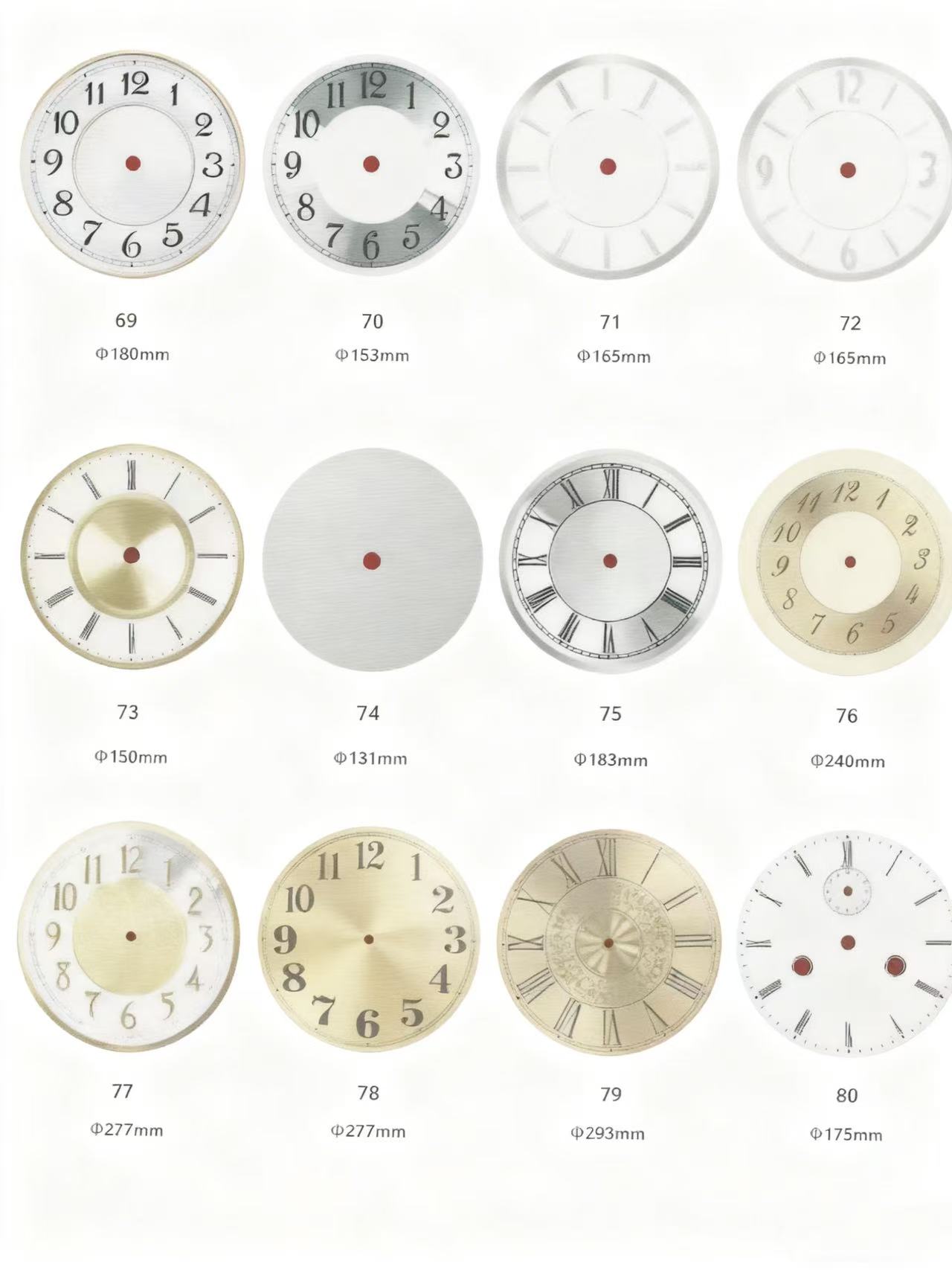Fancy Clock Dial for Wall & Table Clock