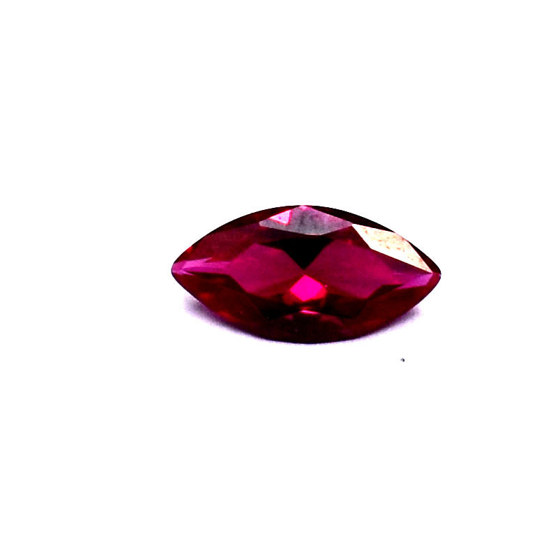 Wholesale Lab Made Gemstones 1ct to 8ct Pigeon Blood Red Marquise Brilliant Cut Lab Grown Ruby