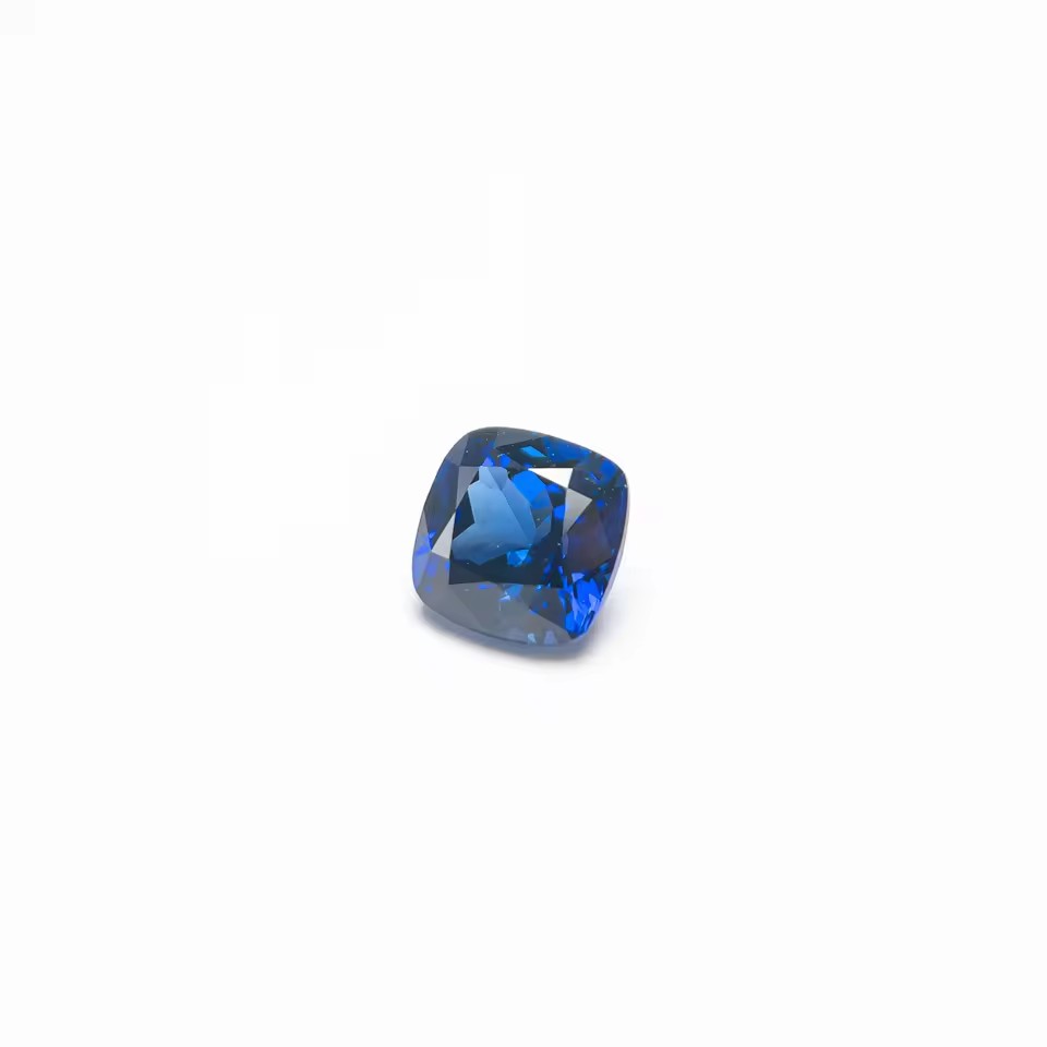 Wholesale Lab Made Gemstones 1ct to 8ct Royal Blue Cushion Brilliant Cut Lab Grown Sapphire