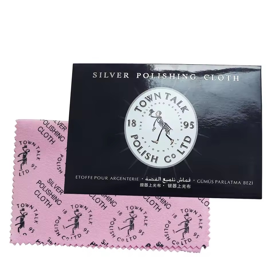 Large Colorful Jewelry Cleaning Cloths Gold Silver Platinum Jewelry Coins Watches Effective Silverware Cleaner Polishing Cloth