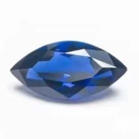 Wholesale Lab Made Gemstones 1ct to 8ct Royal Blue Marquise Brilliant Cut Lab Grown Sapphire