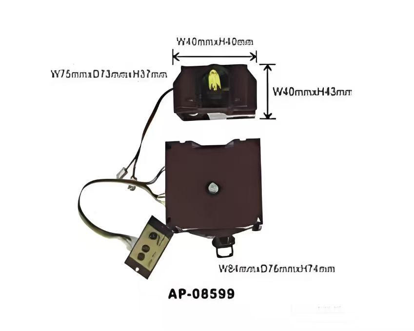 High quality quartz cuckoo clock movement mechinism with bird